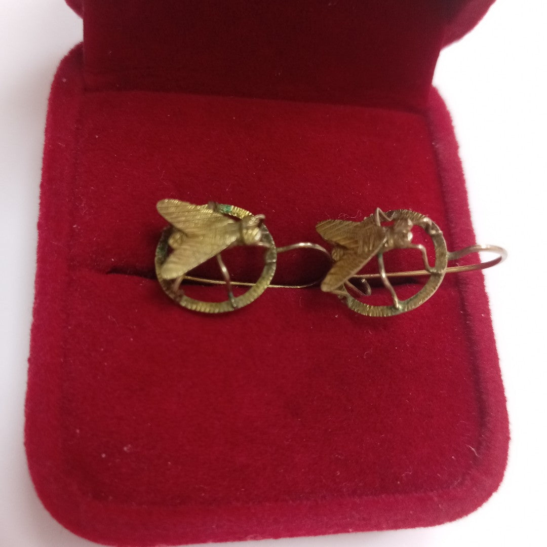 ARETES PAR ORO 8 K 1,30 GRMS (SEMINUEVO)