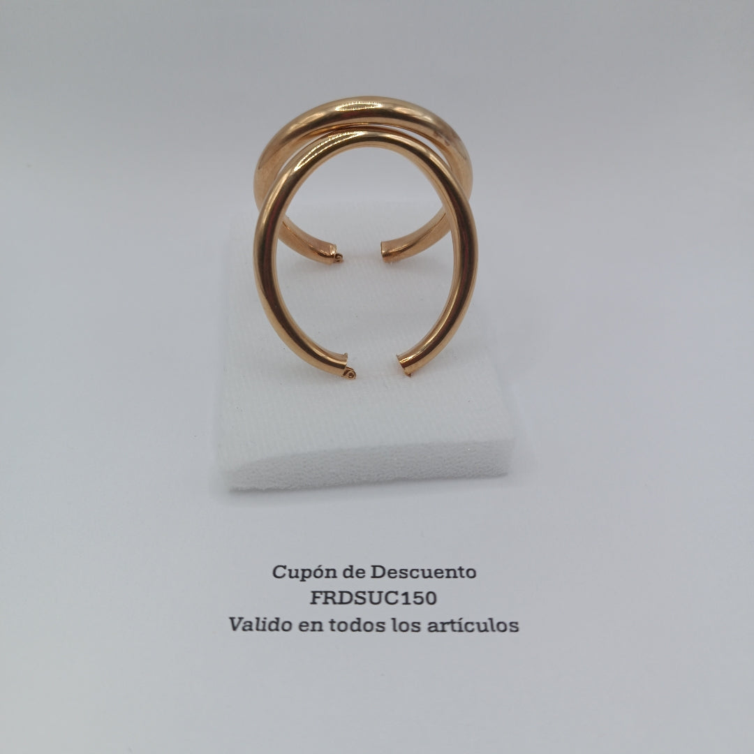 ARRACADAS PAR ORO 14 K 6,80 GRMS (SEMINUEVO)