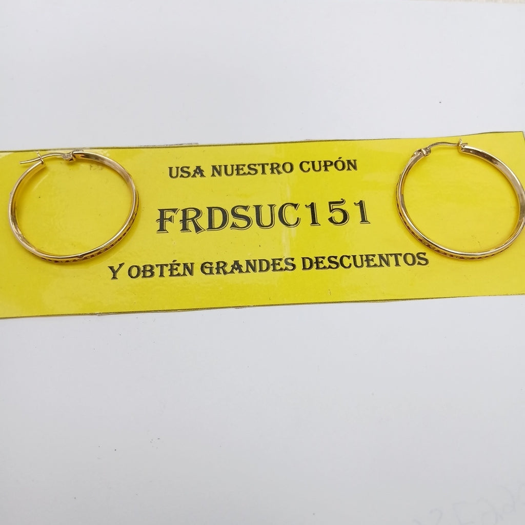ARRACADAS PAR ORO 10 K 3,00 GRMS (SEMINUEVO)