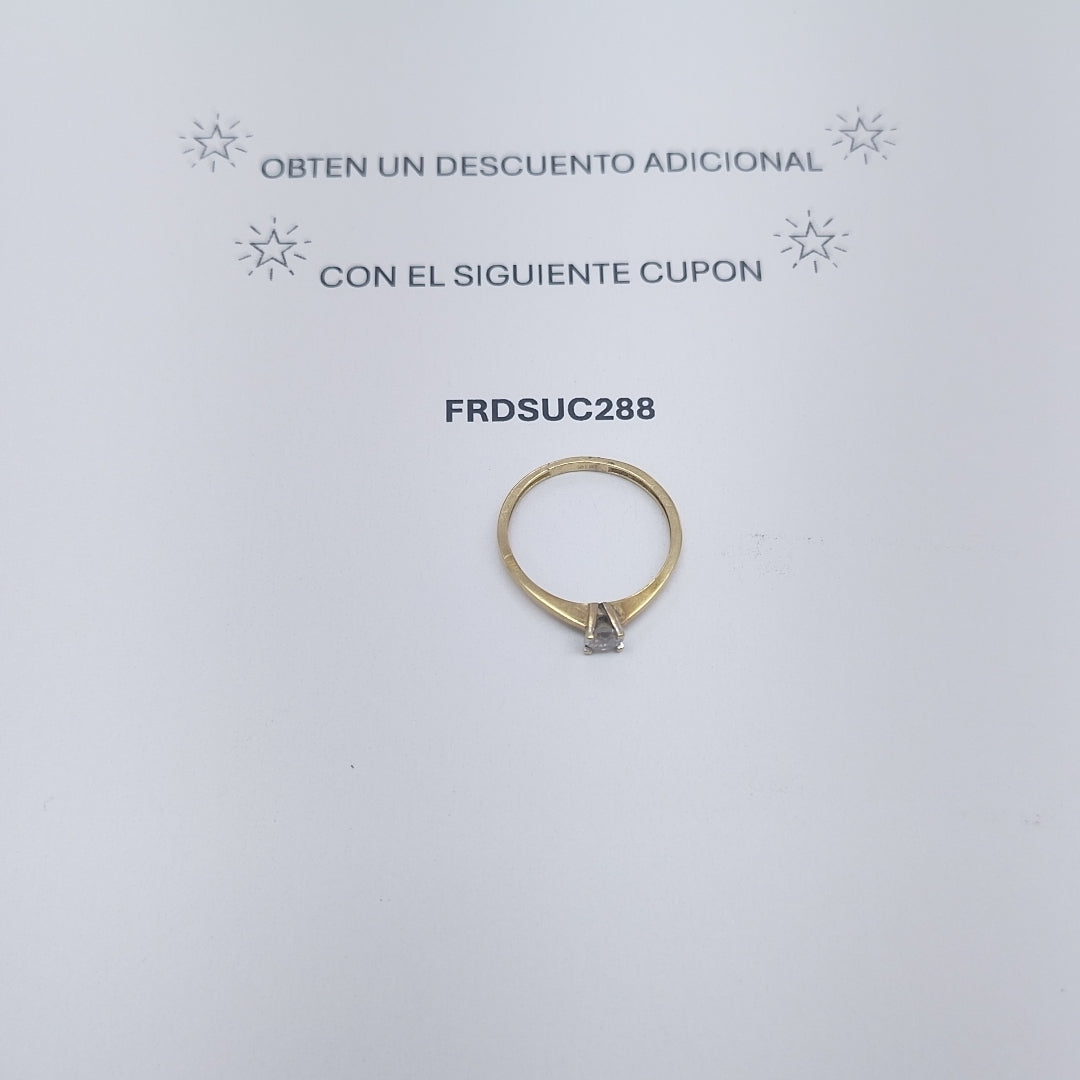 SOLITARIO ORO 14 K 1.3 GRMS (SEMINUEVO)
