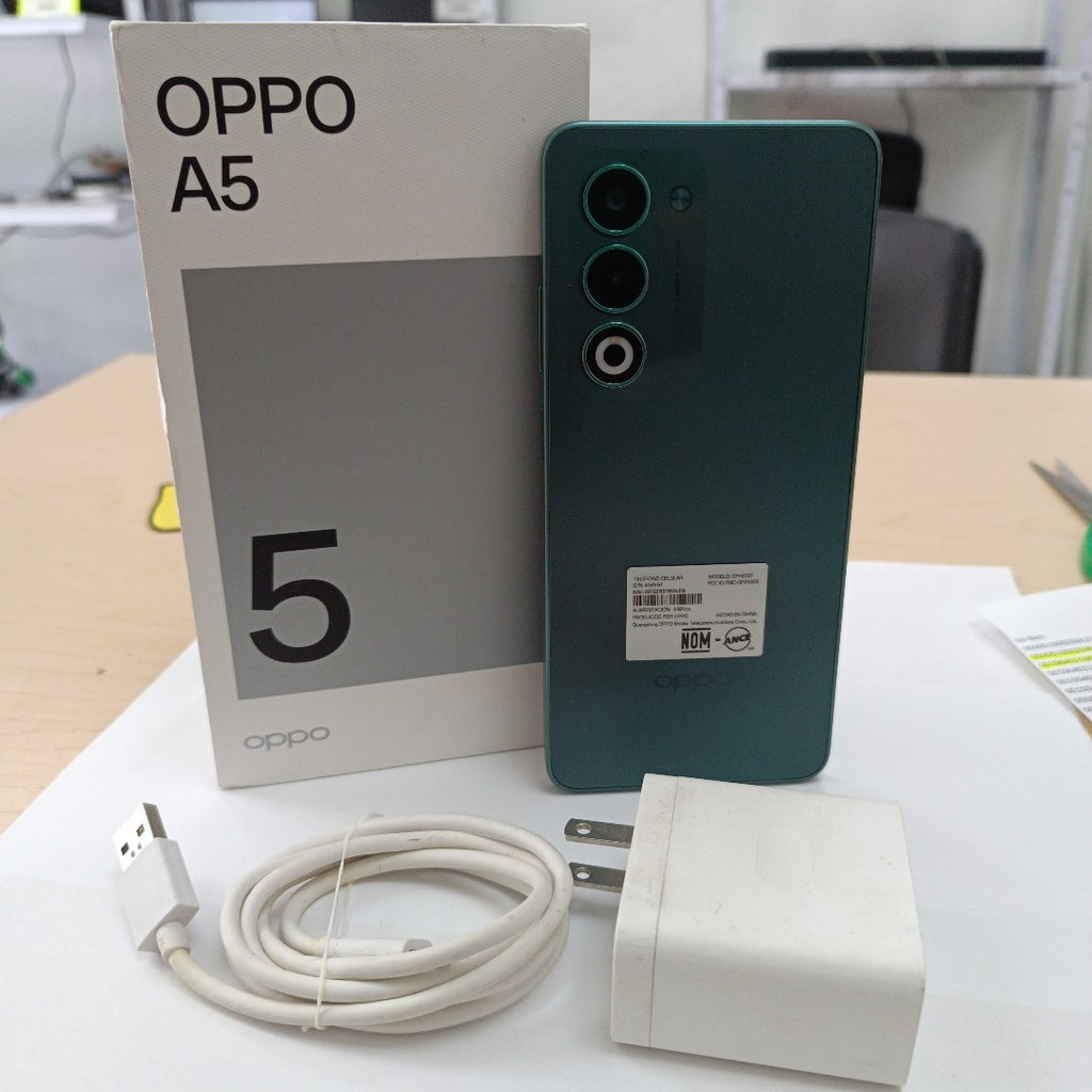 CELULAR OPPO A5 CPH2727 (2025) 256 GB 4 GB RAM (SEMINUEVO)