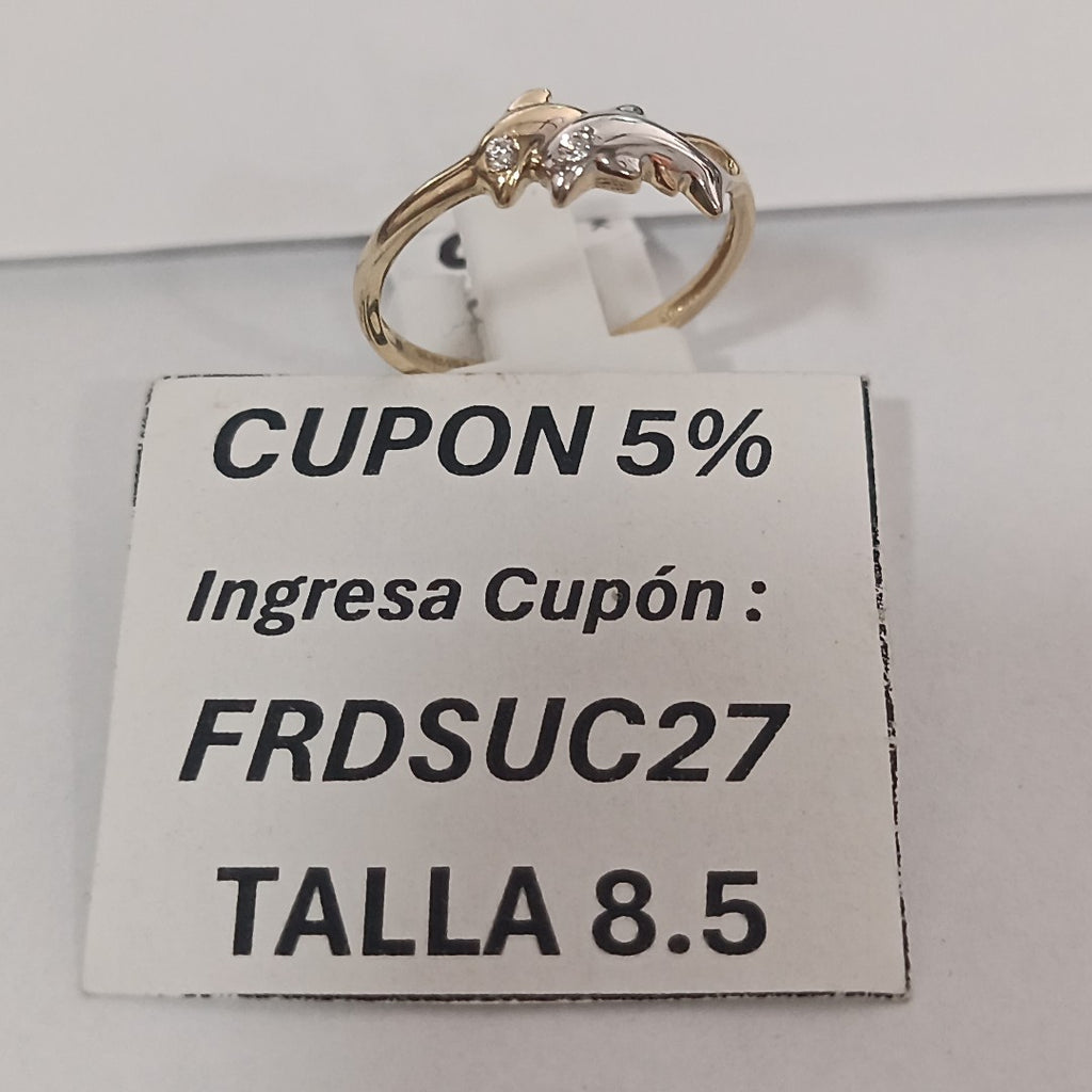 ANILLOS DAMA ORO 14K 1.5 (NUEVO)