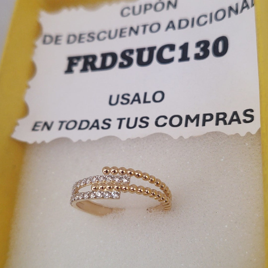 ANILLOS DAMA ORO 14K 1.5 (NUEVO)
