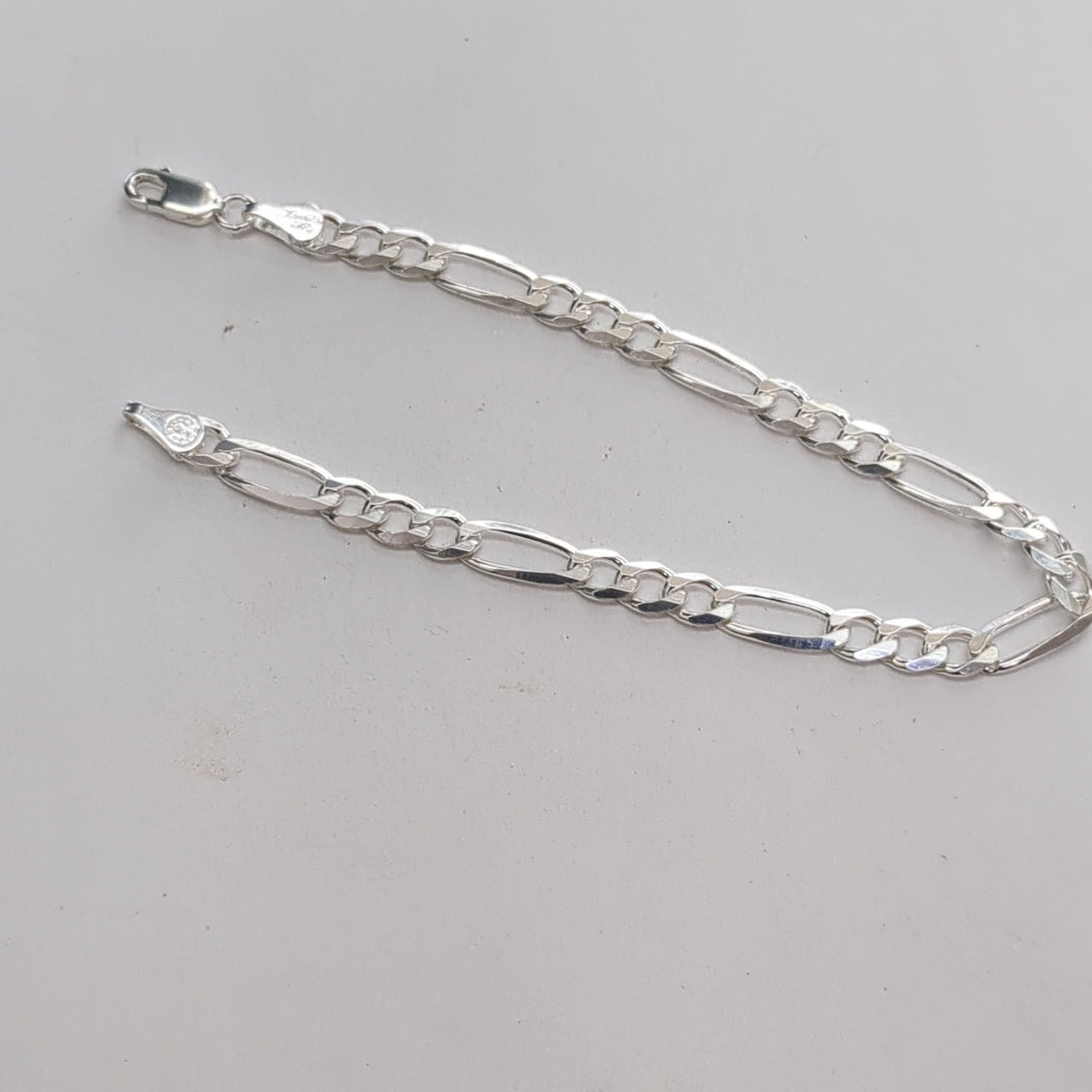 PULSERA 3X1 PLATA .925 18 CM 5.43 GR (NUEVO)