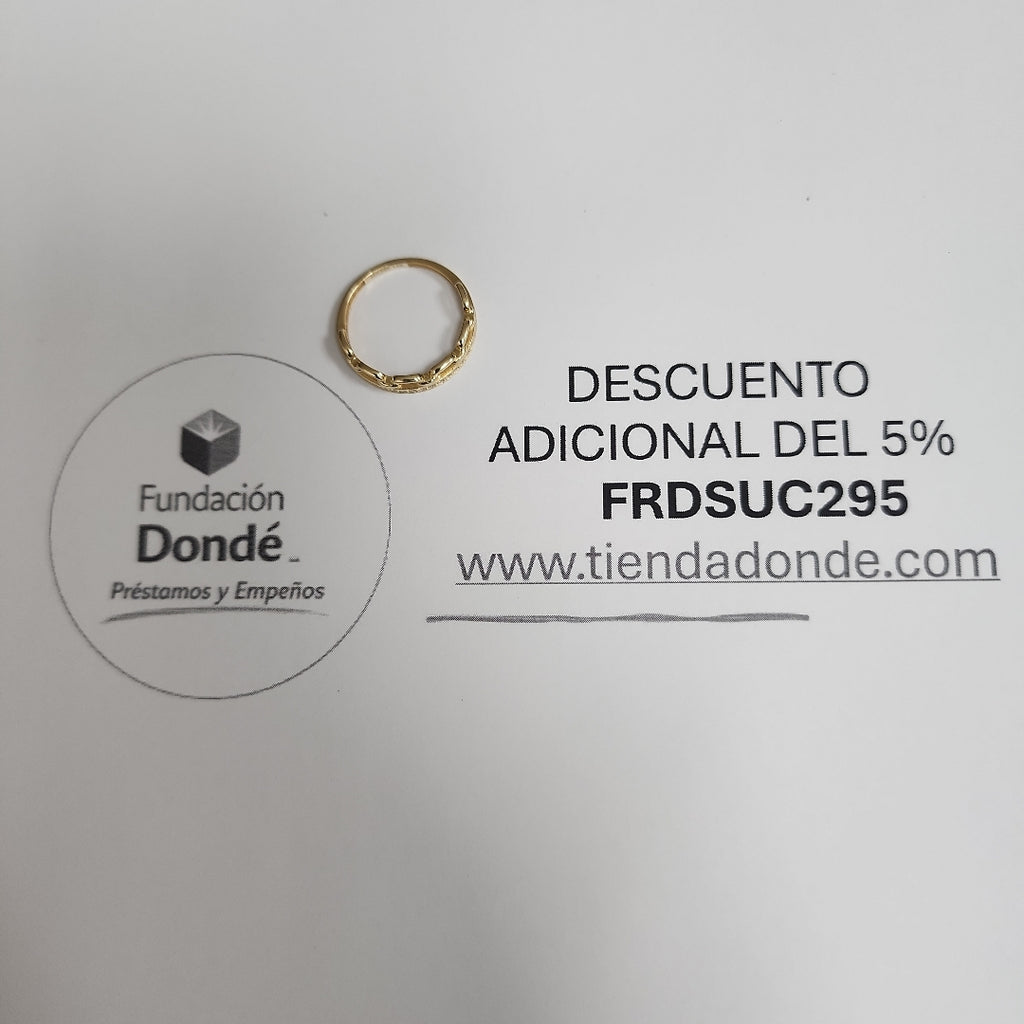 ANILLOS DAMA ORO 14K 1.9 (NUEVO)
