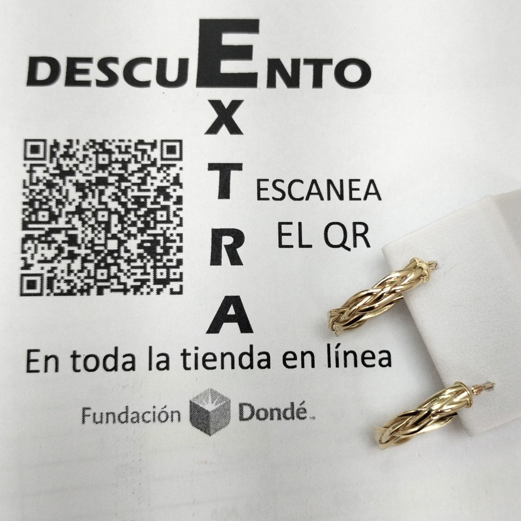 ARRACADAS ORO 14K 1.7 (NUEVO)