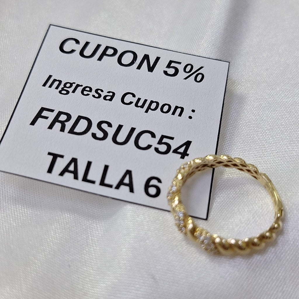 ANILLOS DAMA ORO 14K 1.6 (NUEVO)