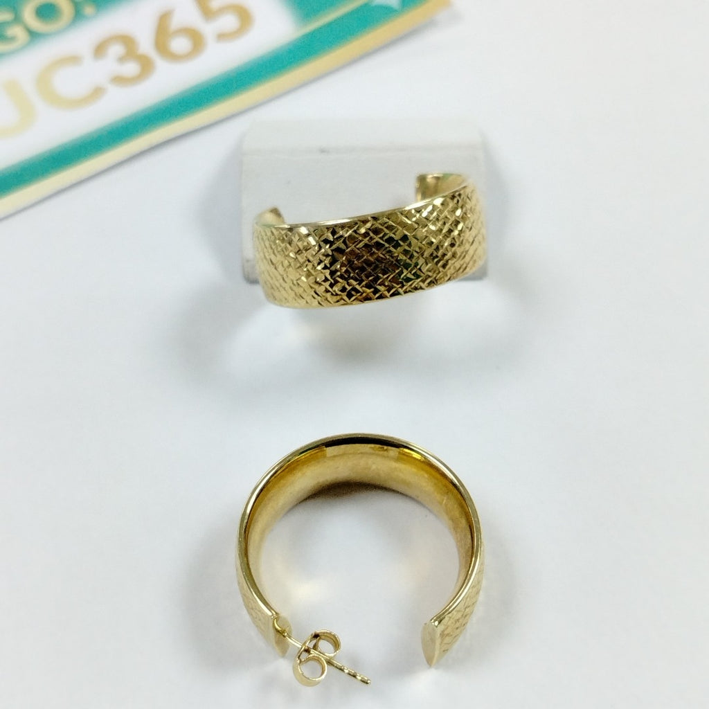 BROQUELES PAR ORO 14 K 4.9 GRMS (SEMINUEVO)