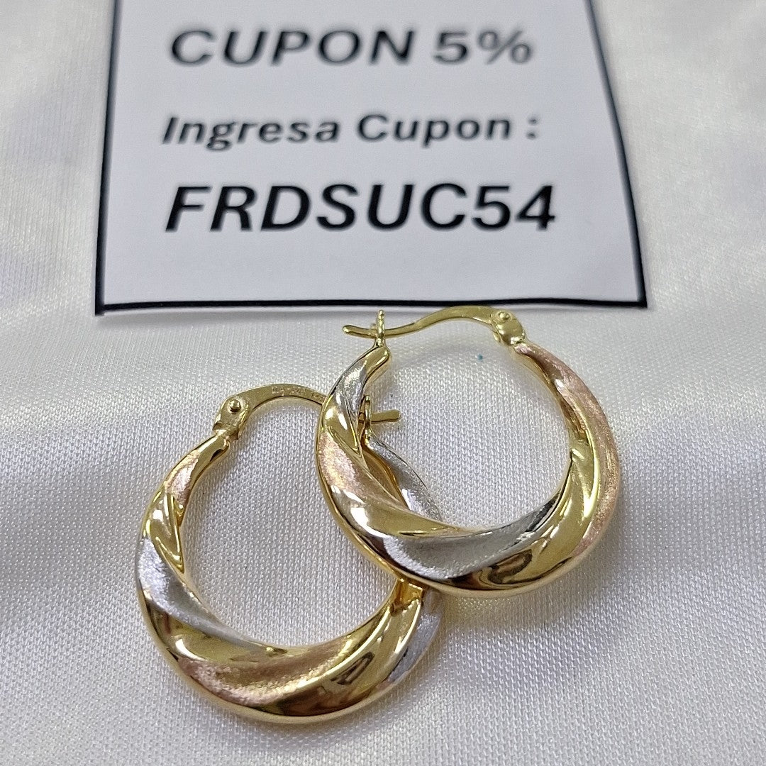 ARRACADAS ORO 14K 1.9 (NUEVO)