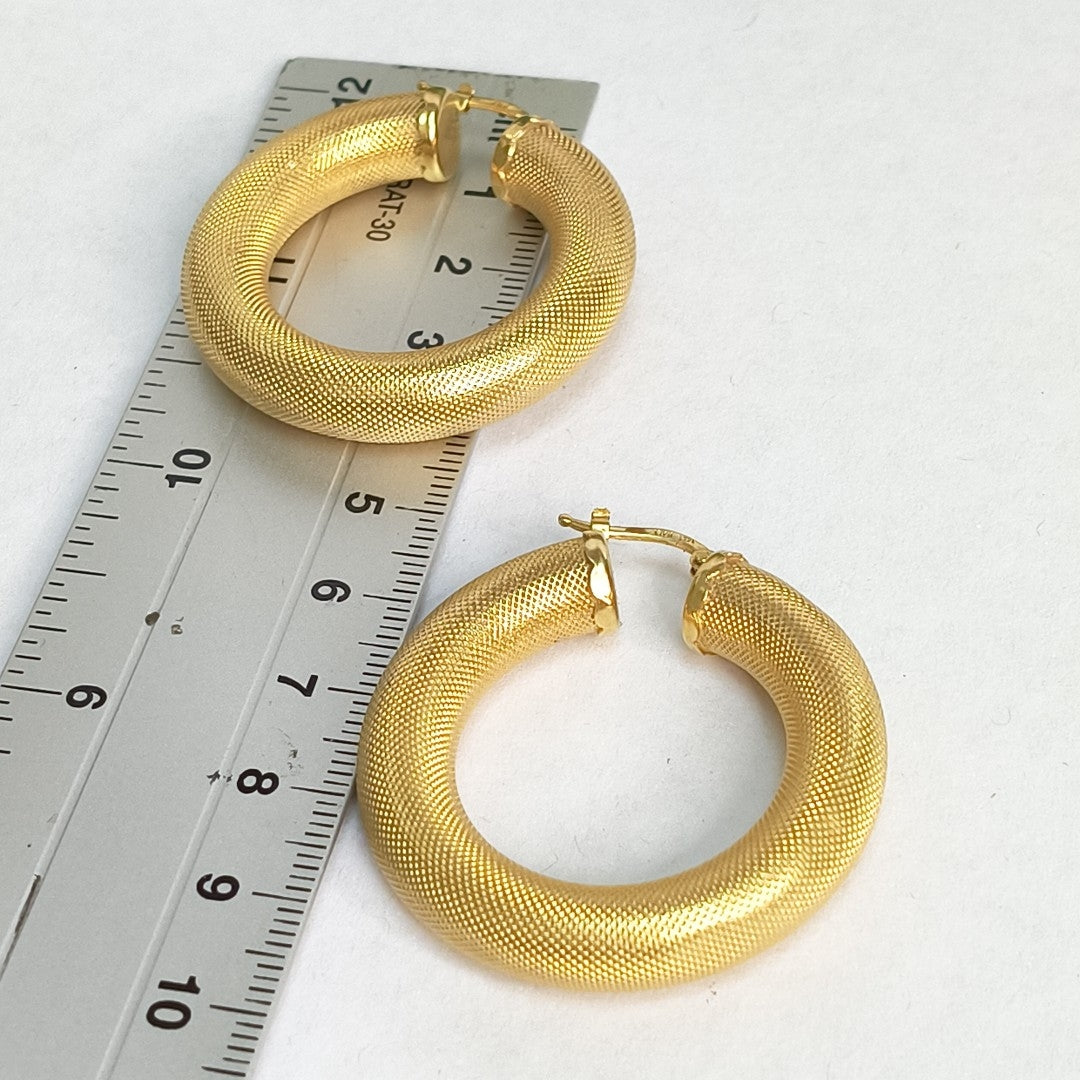 ARRACADAS PAR ORO 14 K 12.1 GRMS (SEMINUEVO)