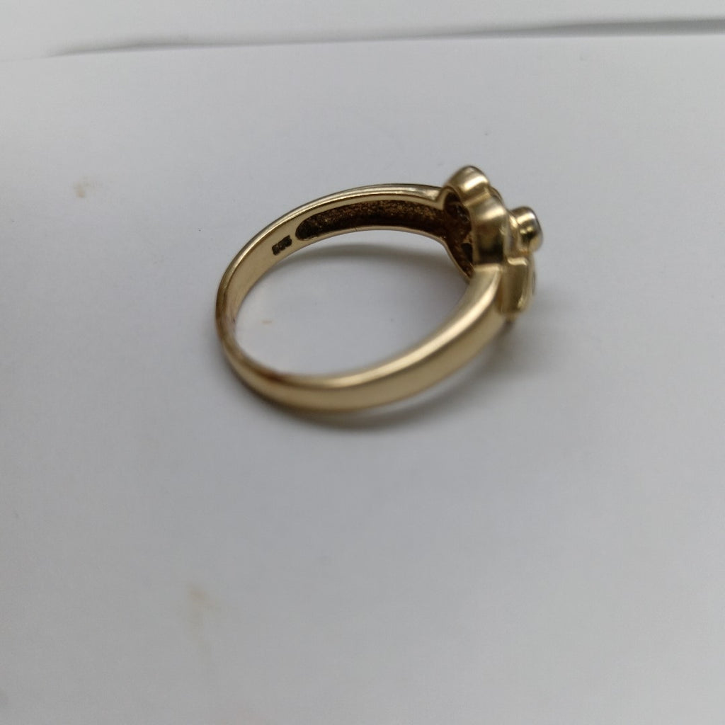 K1 4,10 GRMS 14 K ESPECIFICACIONES COMPLEMENTARIAS ANILLITO CON SNTETICO (SEMINUEVO)