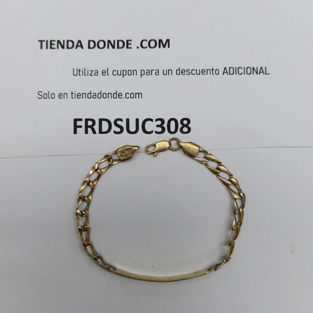 ESCLAVA ORO COMBINADO 14 K 4,30 GRMS (SEMINUEVO)