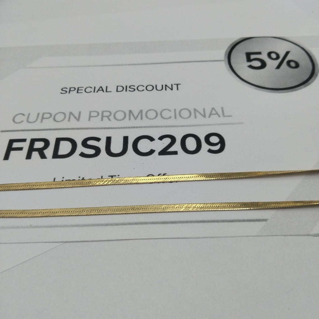 GARGANTILLA ORO 14 K 8.9 GRMS (SEMINUEVO)