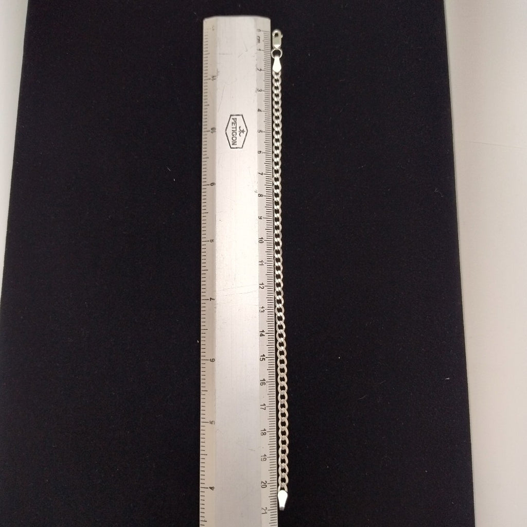 PULSERA BARBADA PLATA .925 21 CM 4.23 GR (NUEVO)