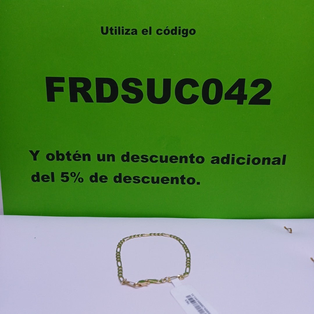 PULSERAS 3X1 ORO 14K 18 CM 2.8 GR (NUEVO)