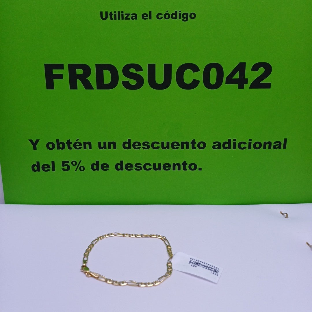 PULSERA TEJIDO 3X1 2.9G 18 CM (NUEVO)