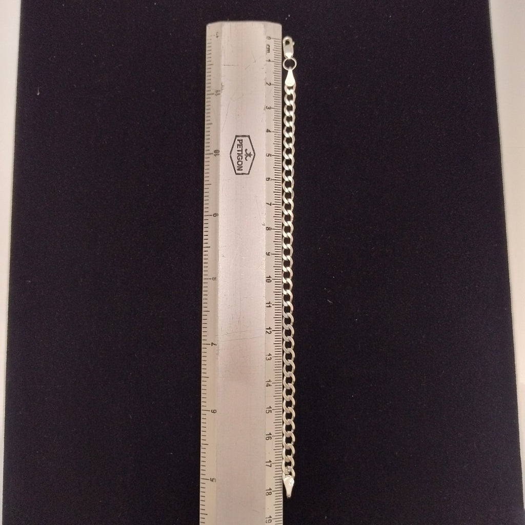 PULSERA BARBADA PLATA .925 18 CM 5.53 GR (NUEVO)