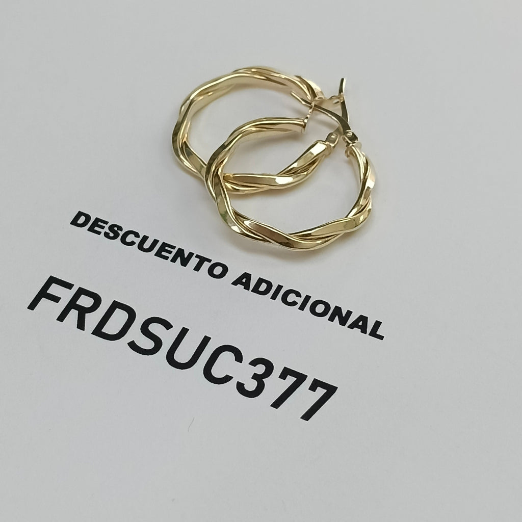 ARRACADAS ORO 14K 2 (NUEVO)