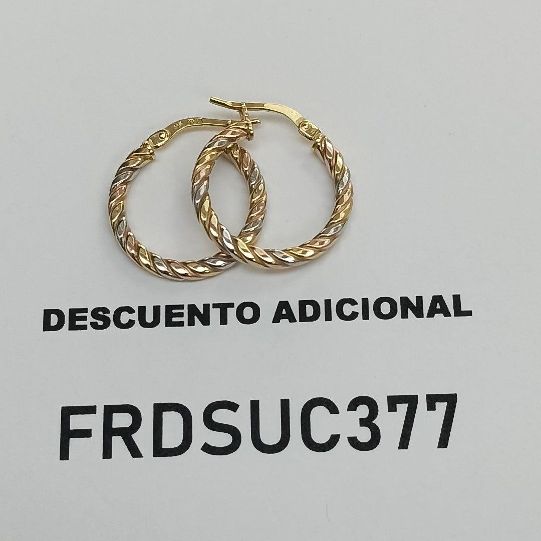 ARRACADAS ORO 14K 1.3 (NUEVO)