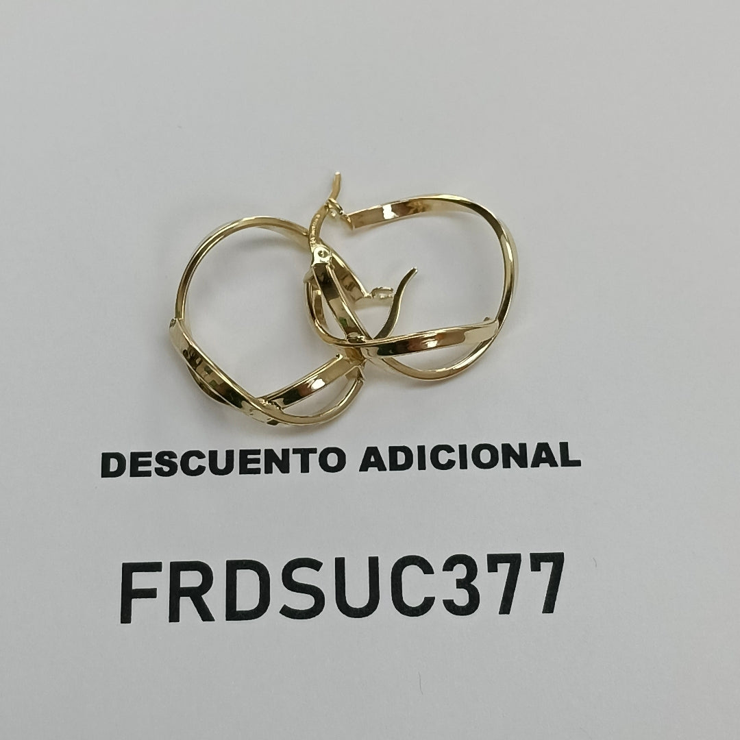 ARRACADAS ORO 14K 2 (NUEVO)