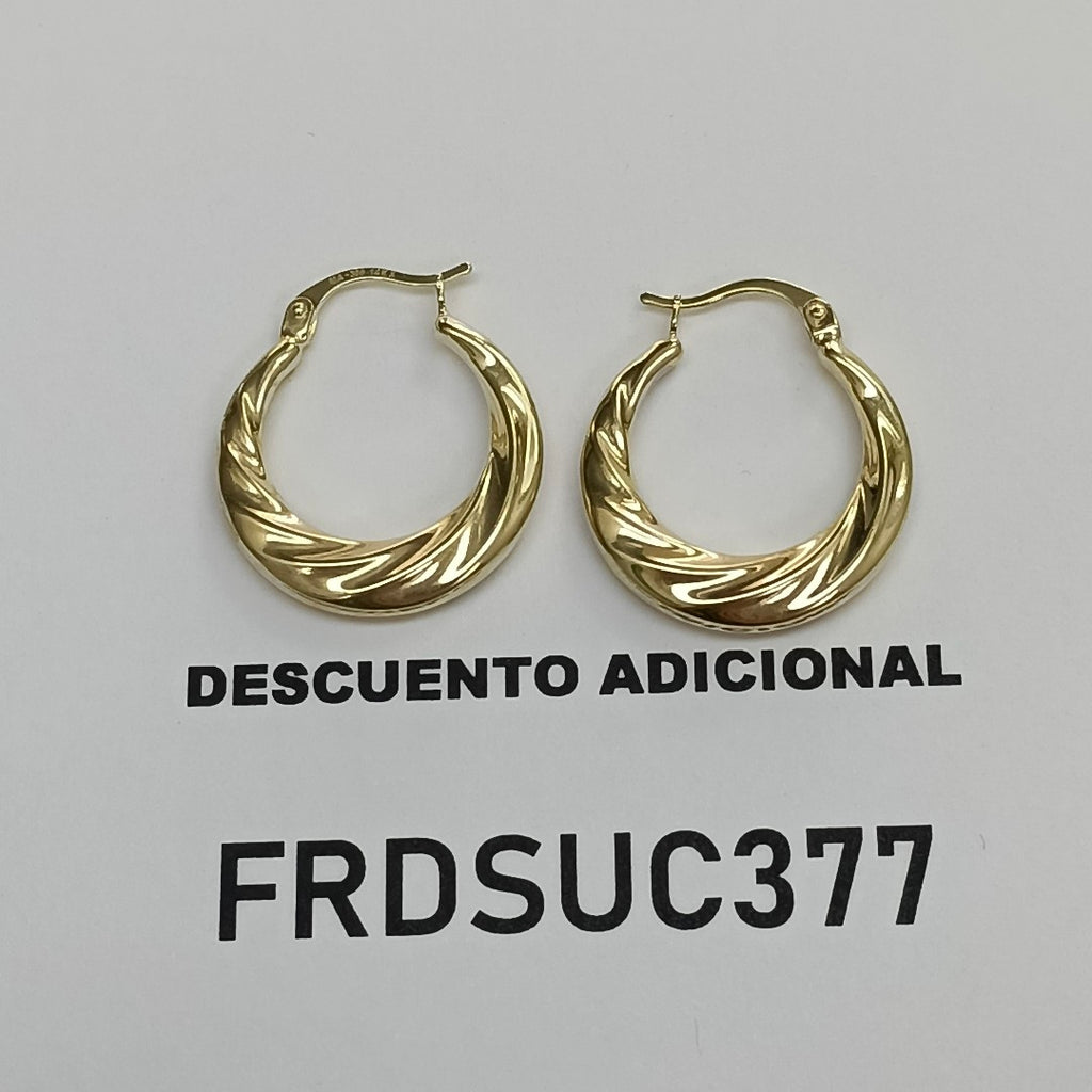 ARRACADAS ORO 14K 1.9 (NUEVO)