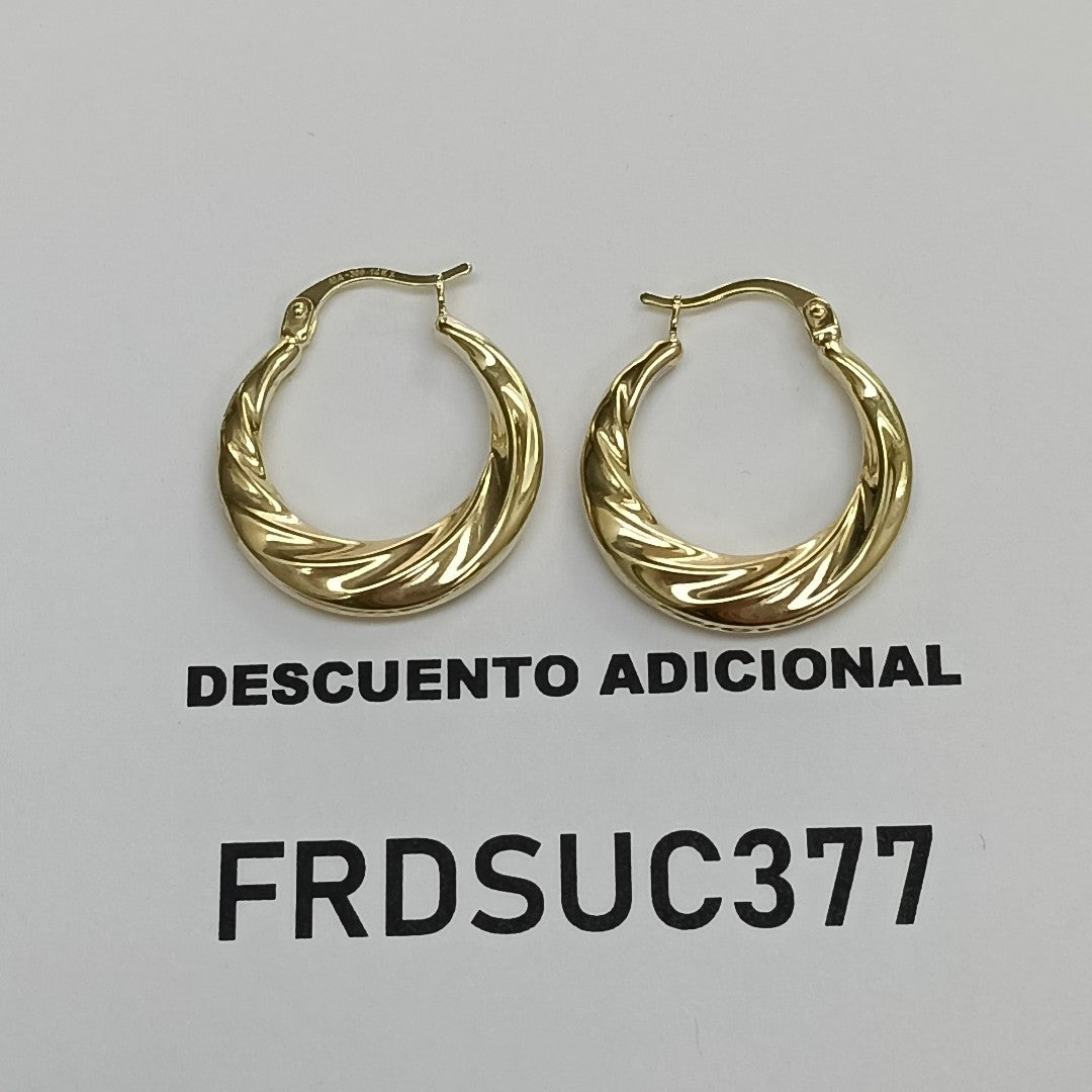 ARRACADAS ORO 14K 1.9 (NUEVO)