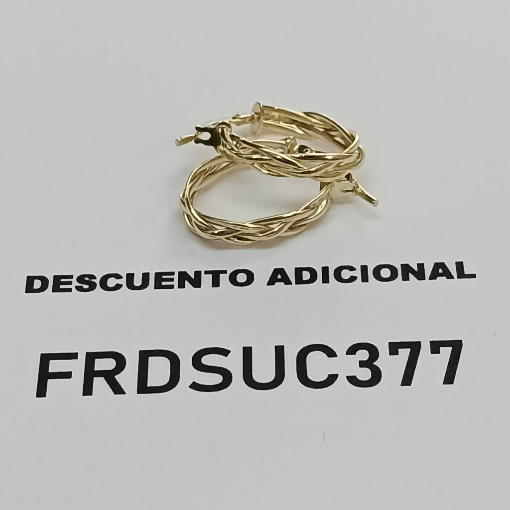 ARRACADAS ORO 14K 1.7 (NUEVO)
