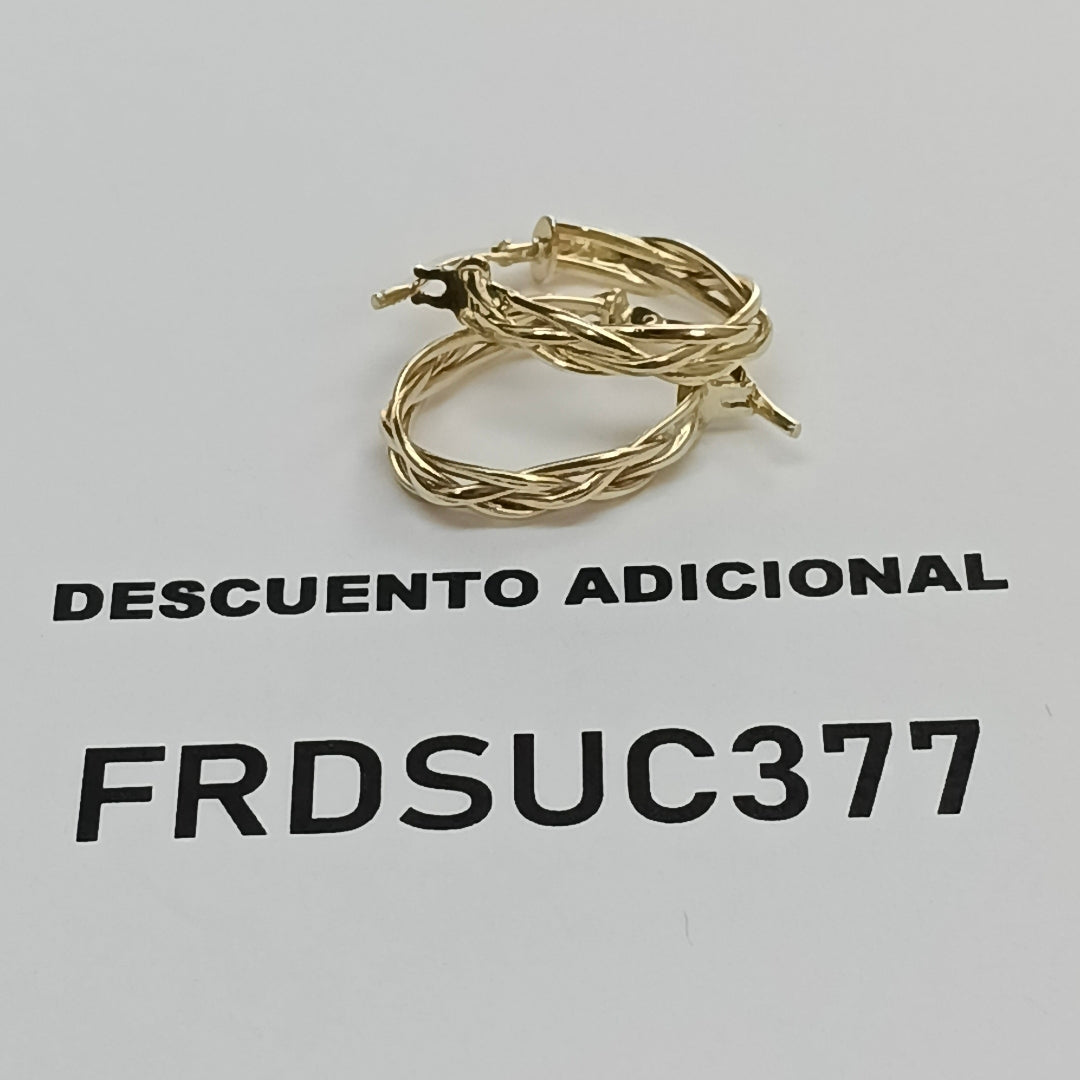ARRACADAS ORO 14K 1.7 (NUEVO)