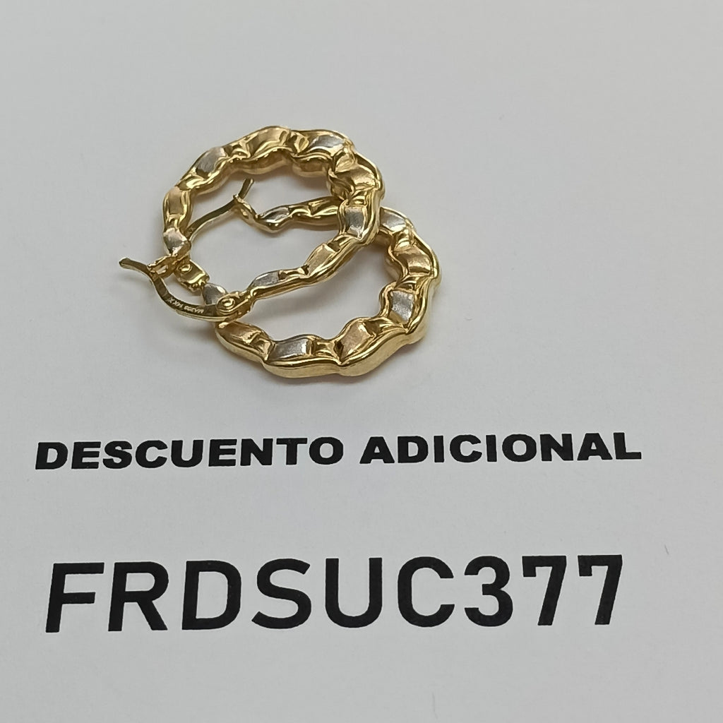 ARRACADAS ORO 14K 2 (NUEVO)