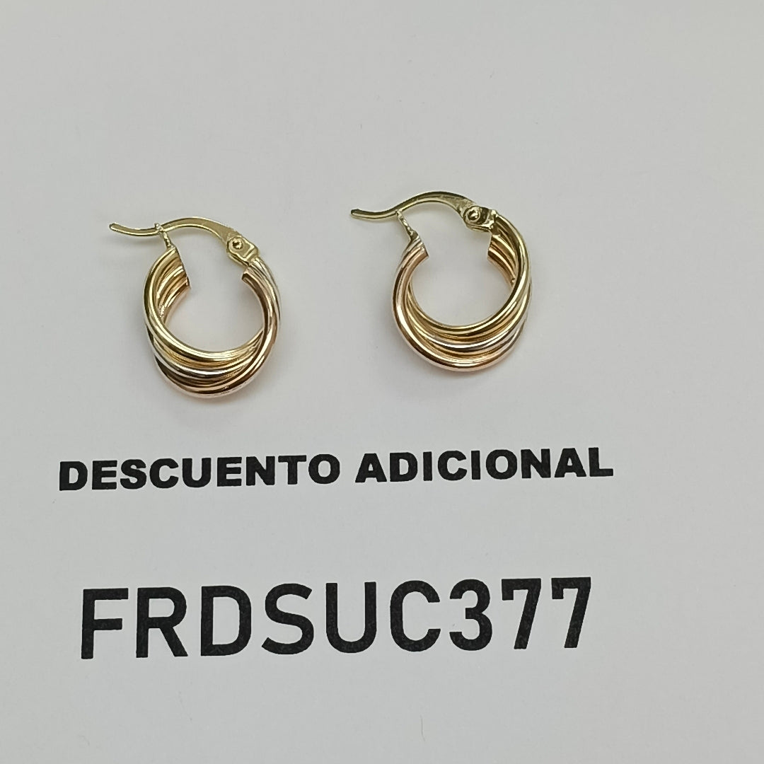 ARRACADAS ORO 14K 1.6 (NUEVO)