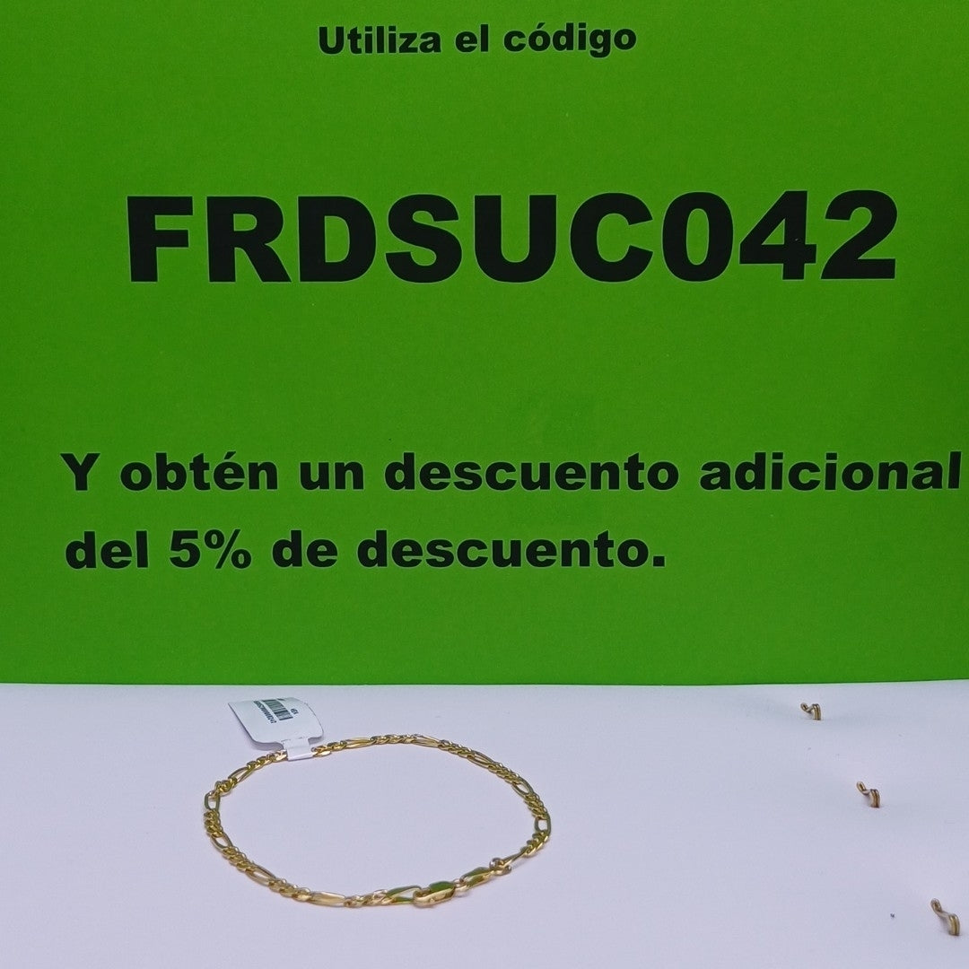 PULSERA TEJIDO 3X1 3.3G 18 CM (NUEVO)