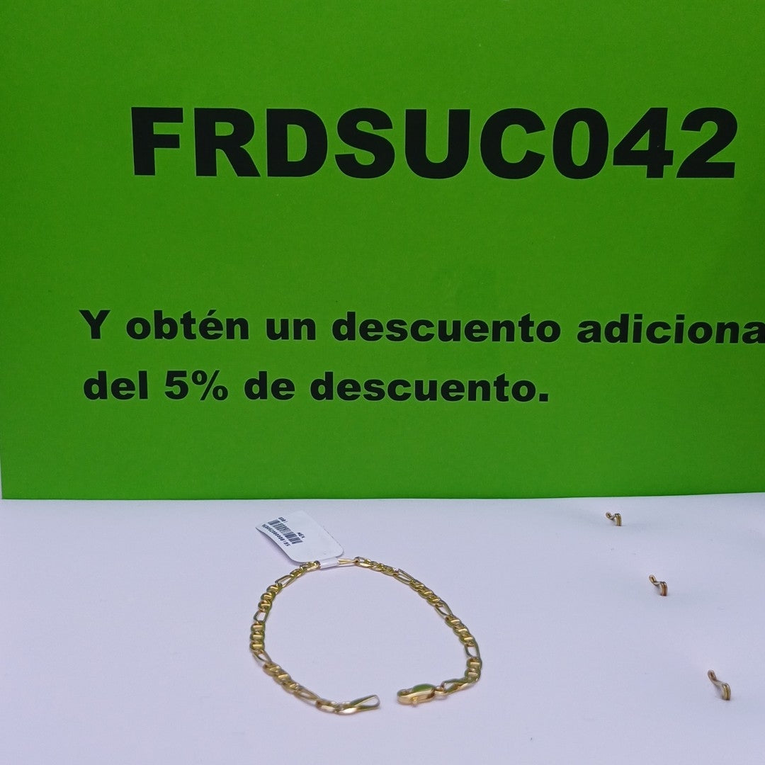 PULSERA TEJIDO 3X1 3G 18 CM (NUEVO)