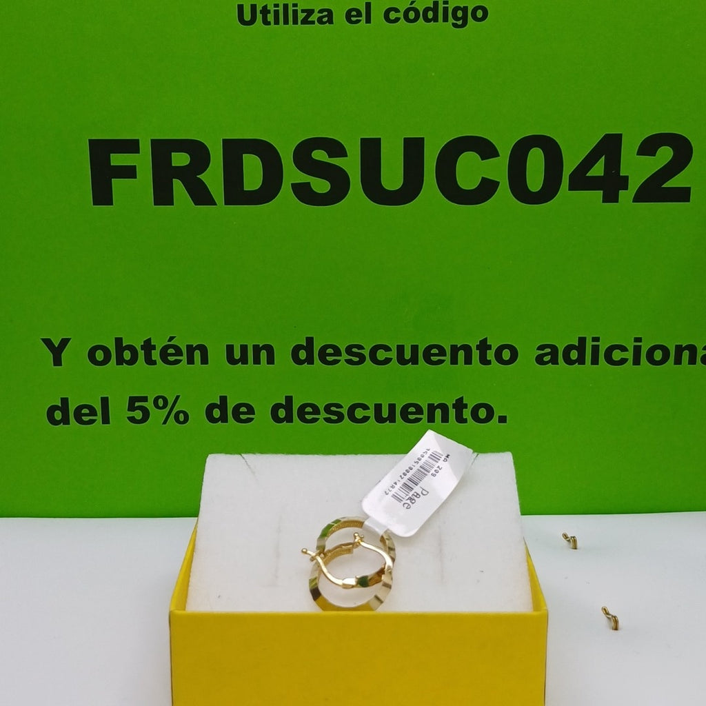ARRACADAS ORO 14K 2.7 (NUEVO)