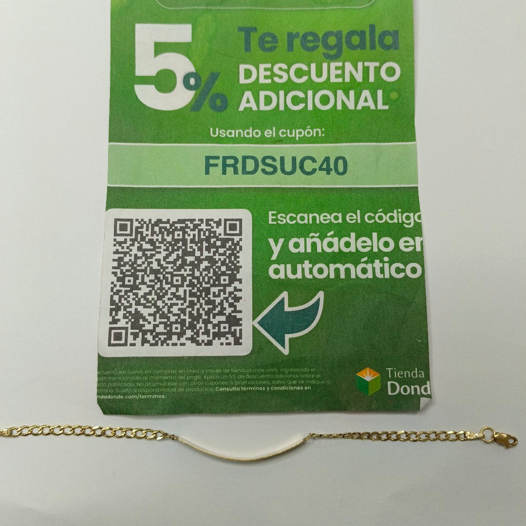 ESCLAVA ORO 14 K 3,20 GRMS (SEMINUEVO)