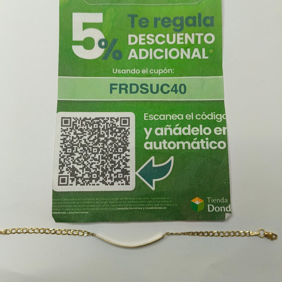 ESCLAVA ORO 14 K 3,20 GRMS (SEMINUEVO)