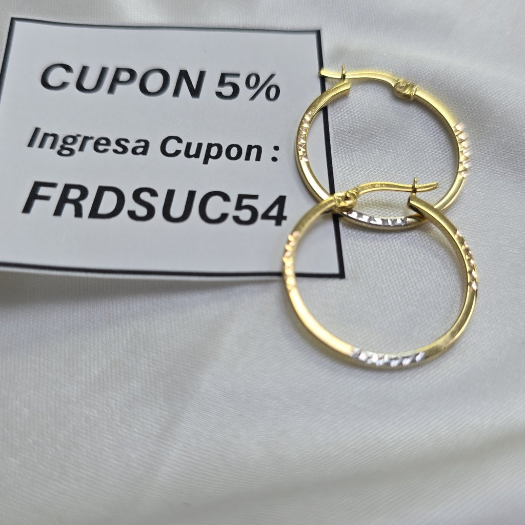 ARRACADAS ORO 14K 1.3 (NUEVO)