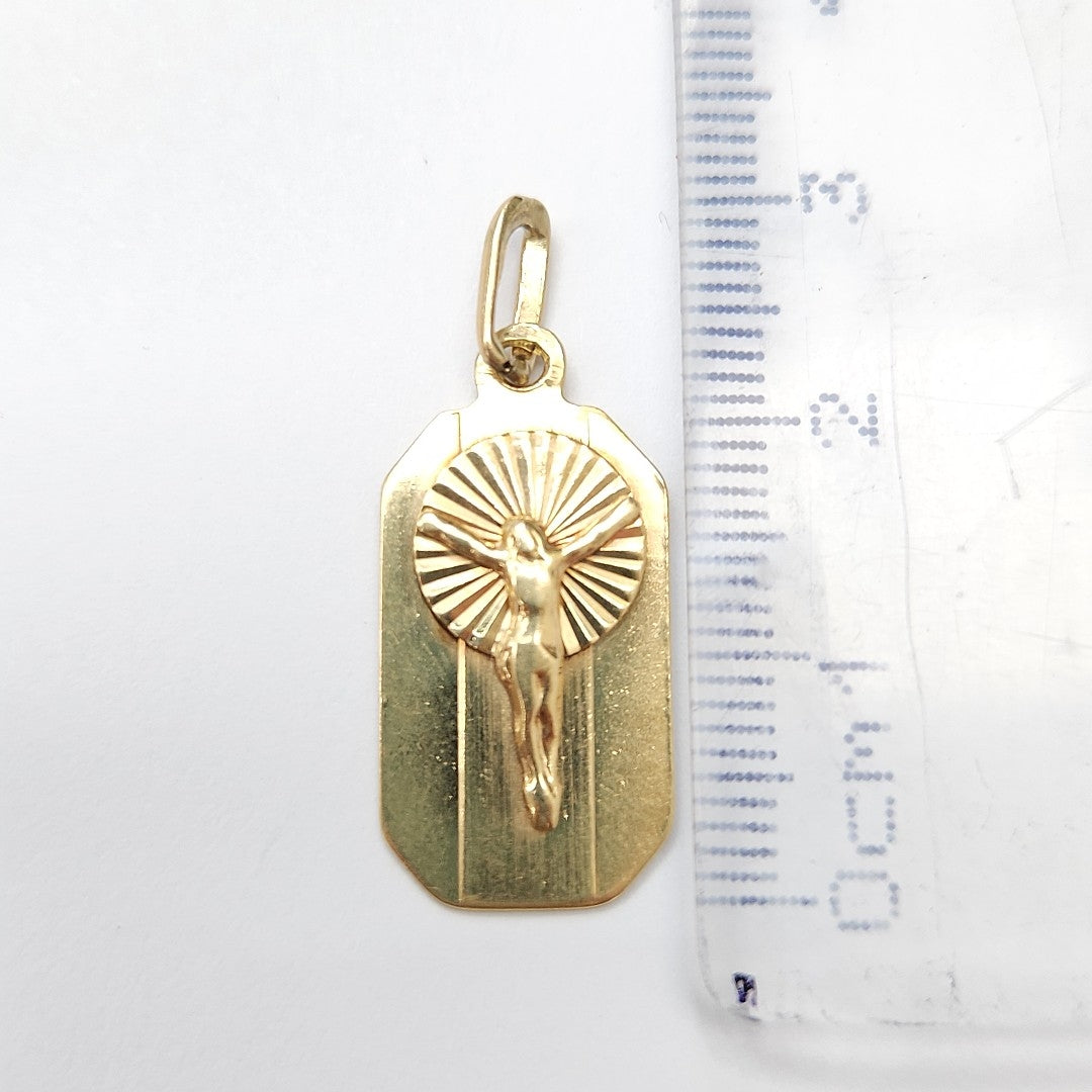 MEDALLA RELIGIOSA ORO 14 K 2.9 GRMS (SEMINUEVO)