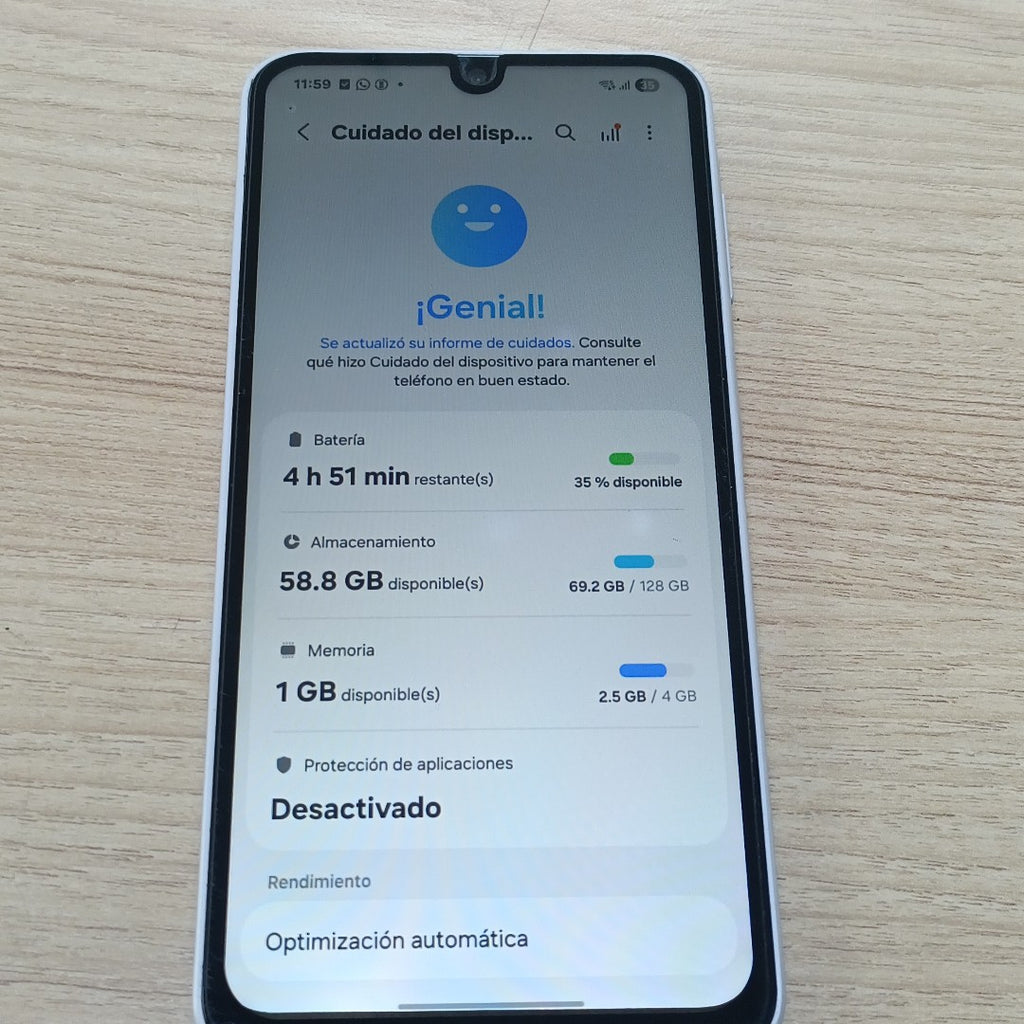 CELULAR SAMSUNG GALAXY A16 SM-A165M (2024) 128 GB 4 GB RAM (SEMINUEVO)