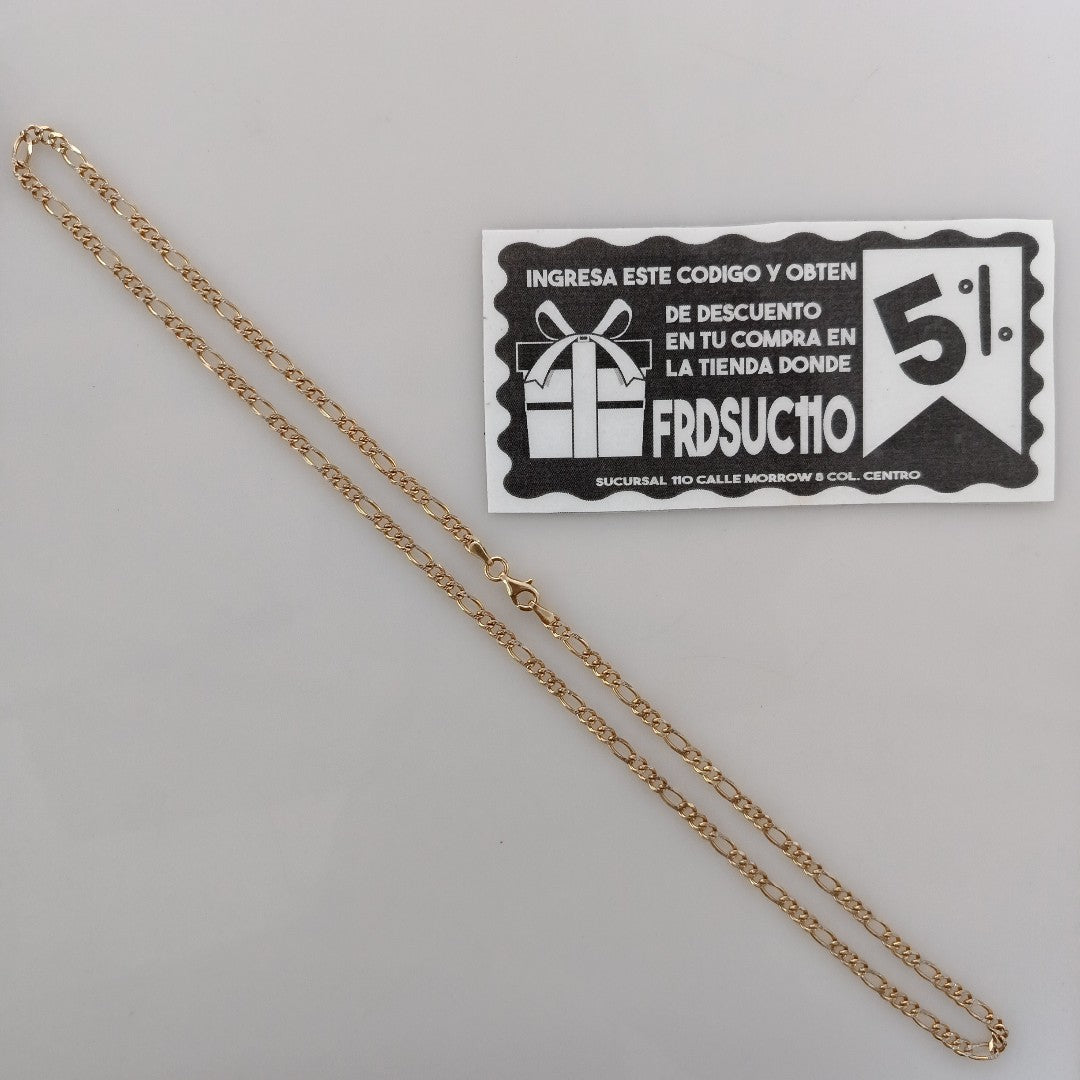 CADENA ORO 14 K 9,40 GRMS (SEMINUEVO)
