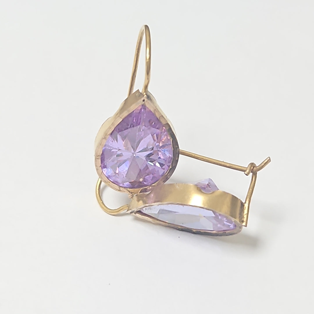 ARETES PAR ORO 10 K 6,60 GRMS (SEMINUEVO)
