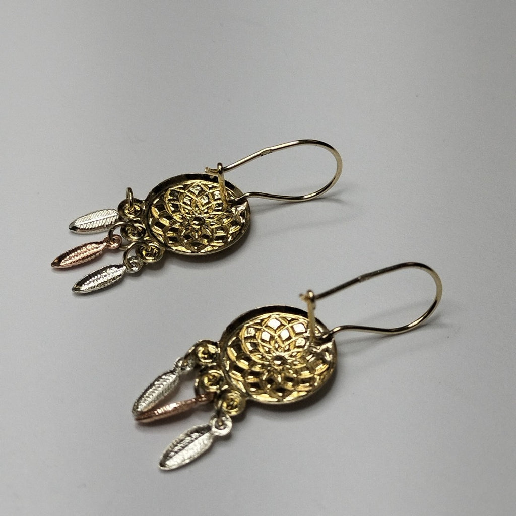 ARRACADAS PAR ORO 10 K 1.5 GRMS (SEMINUEVO)