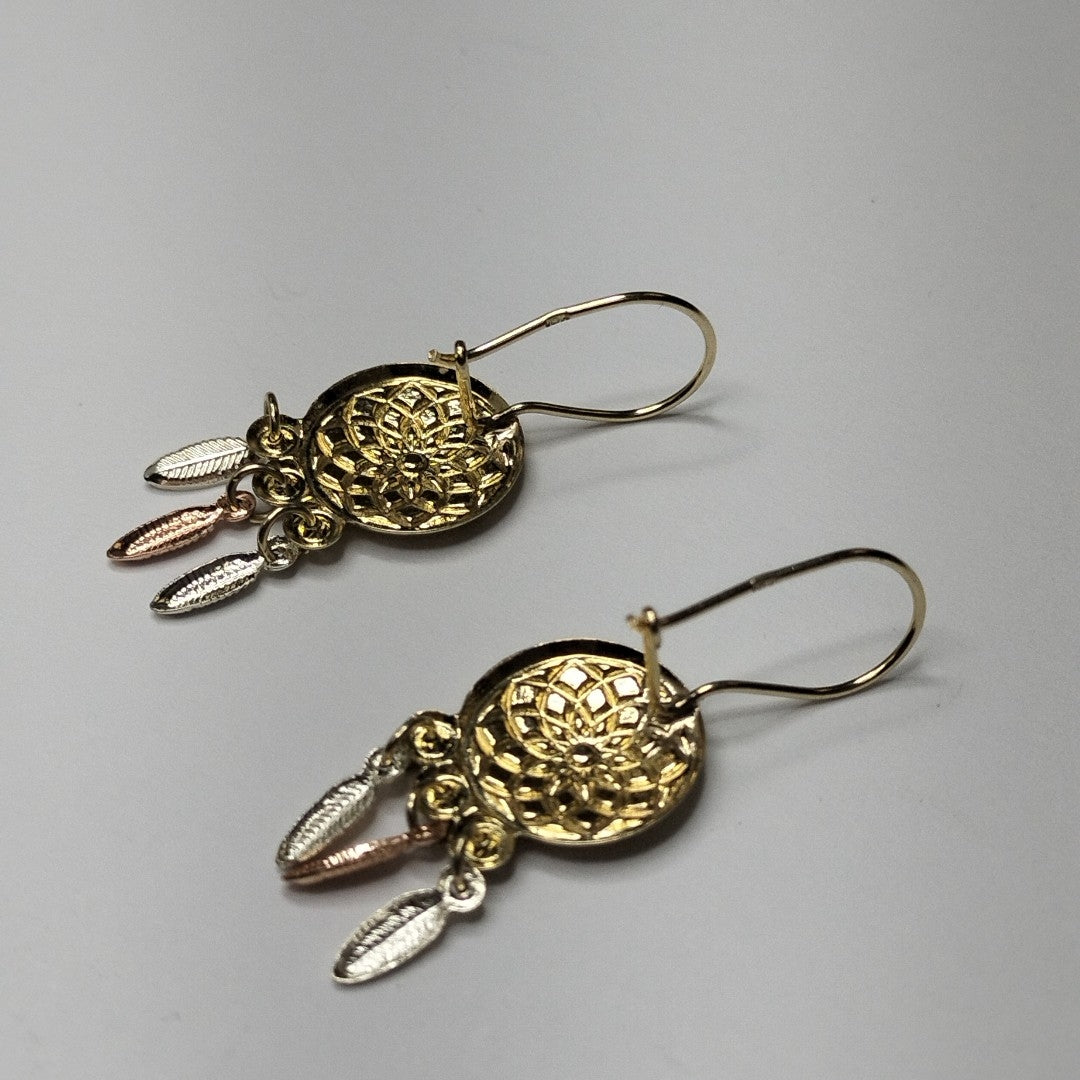 ARRACADAS PAR ORO 10 K 1.5 GRMS (SEMINUEVO)