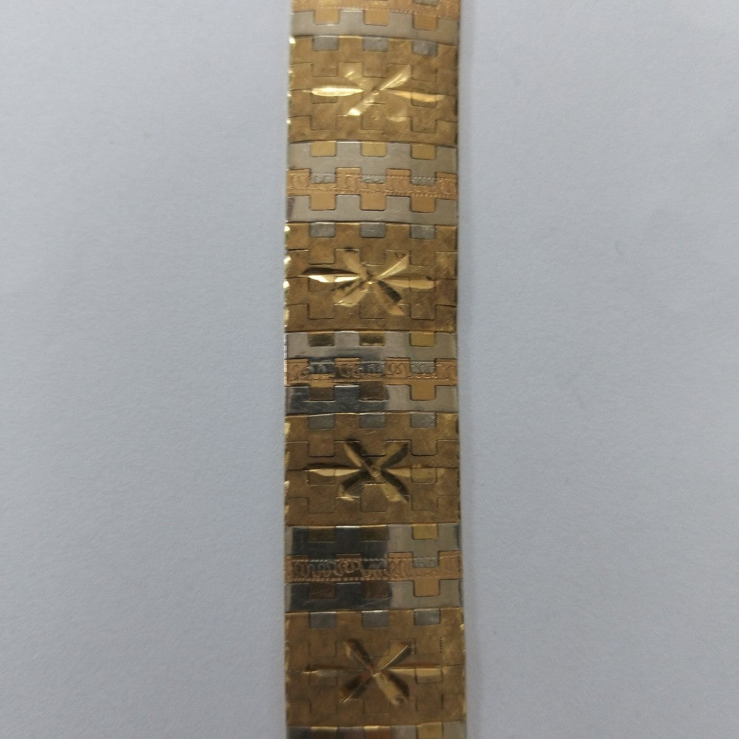 PULSERA ORO, ORO COMBINADO 18 K 46.3 GRMS (SEMINUEVO)