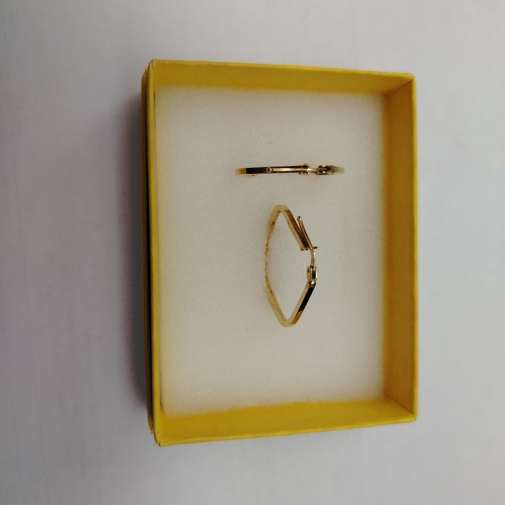 ARRACADAS PAR ORO 14 K 1.5 GRMS (SEMINUEVO)