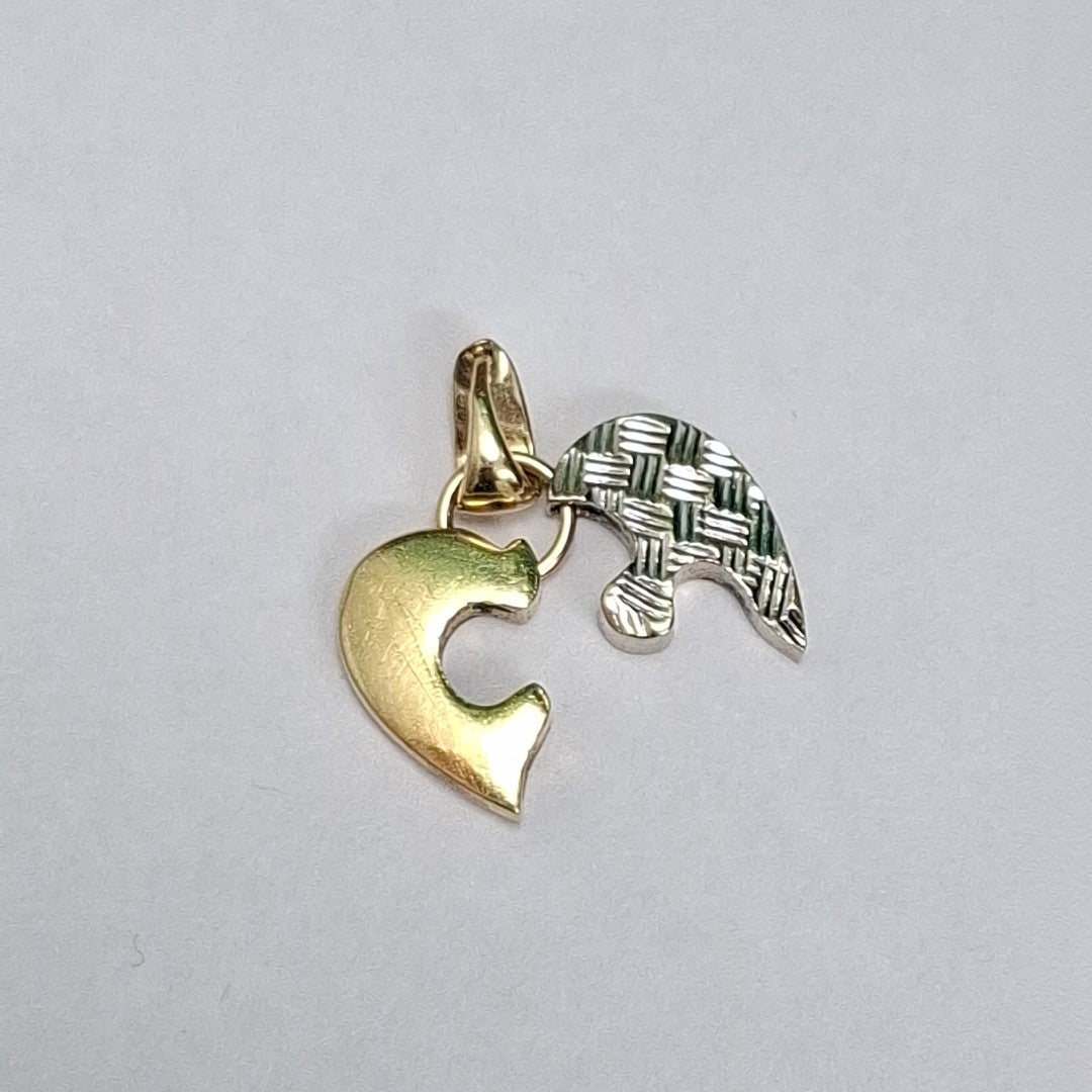 DIJE ORO, ORO BLANCO 14 K 1.9 GRMS (SEMINUEVO)