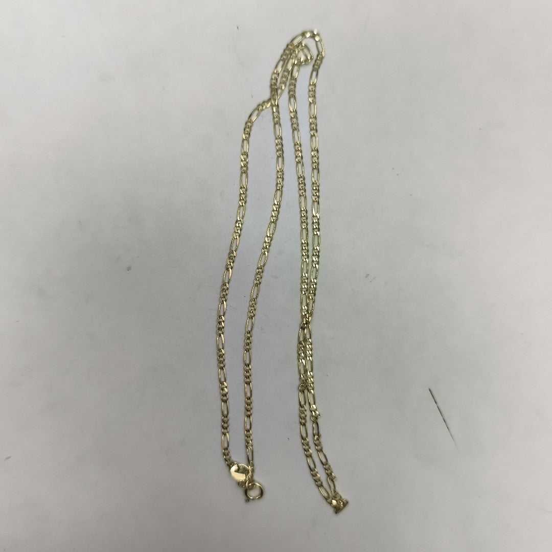 CADENAS TEJIDO 3X1 ORO 10K 55 CM 3.2 GR (NUEVO)