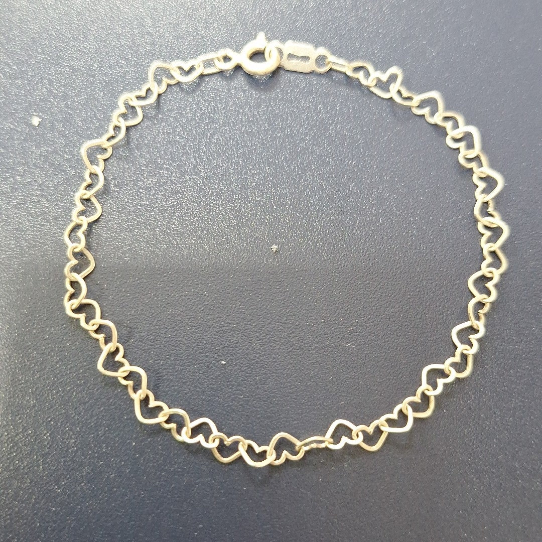ANILLITO, CADENA, PULSERA PLATA 8.7 GRMS (SEMINUEVO)
