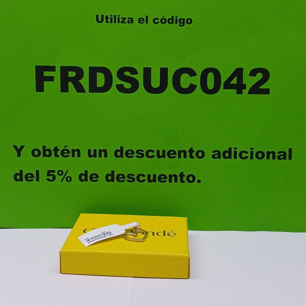 DIJES CORAZON C/CIRCONIA ORO 10K 1.3 GR (NUEVO)