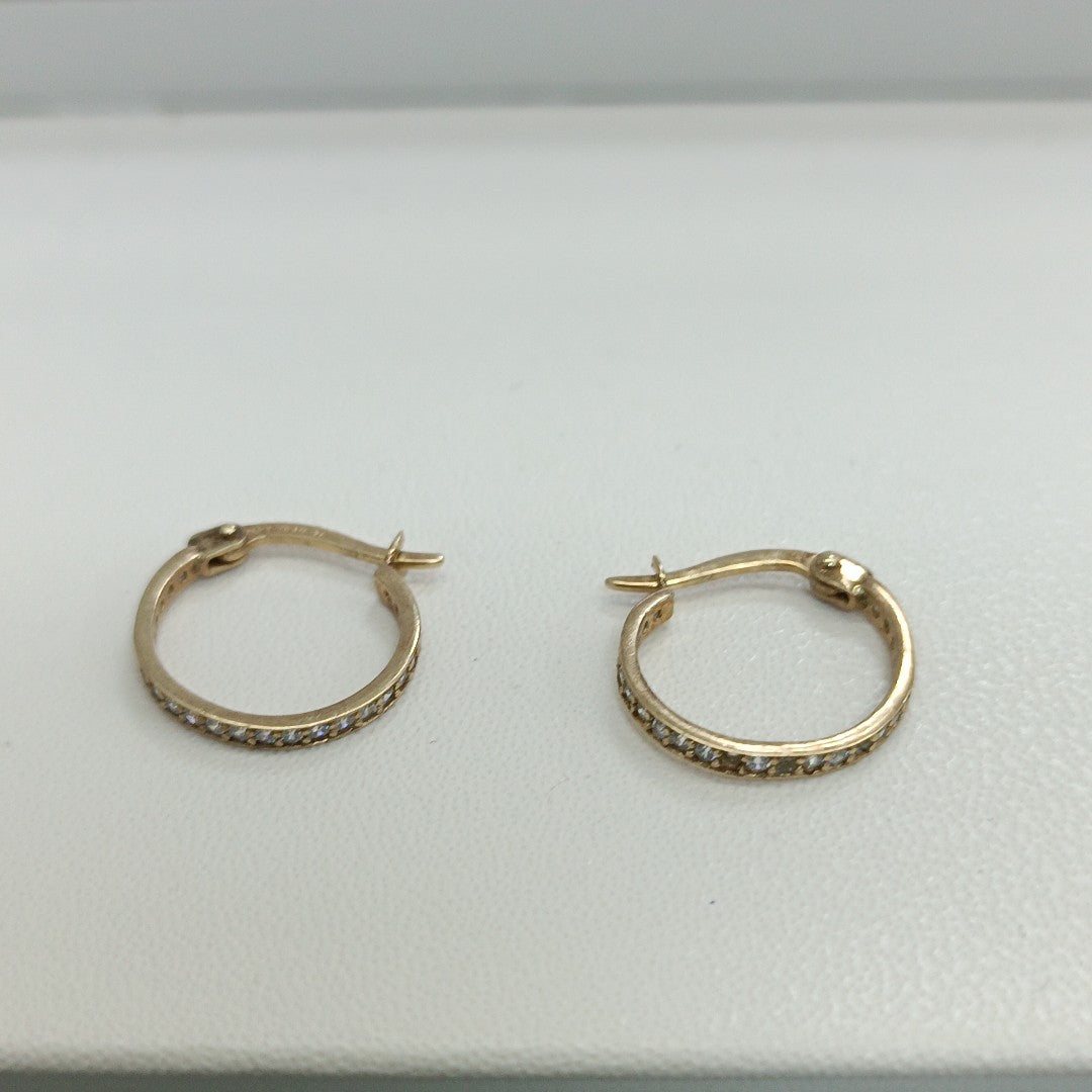 ARRACADAS PAR ORO 14 K 1.3 GRMS (SEMINUEVO)