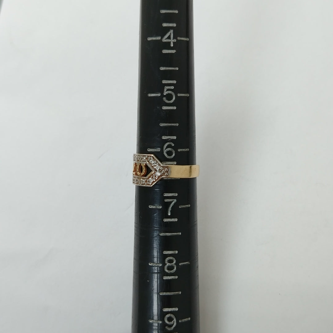 ARGOLLA DE LA SUERTE ORO 14 K 2,60 GRMS (SEMINUEVO)